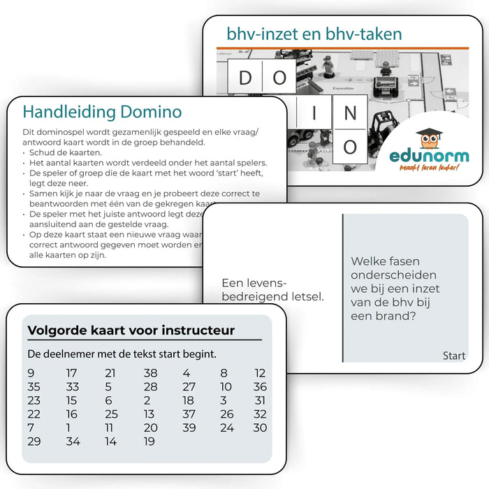 Dominospel BHV-inzet & BHV-taken