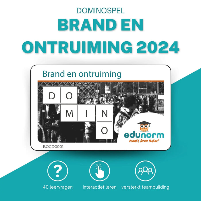 Dominospel Brand en ontruiming