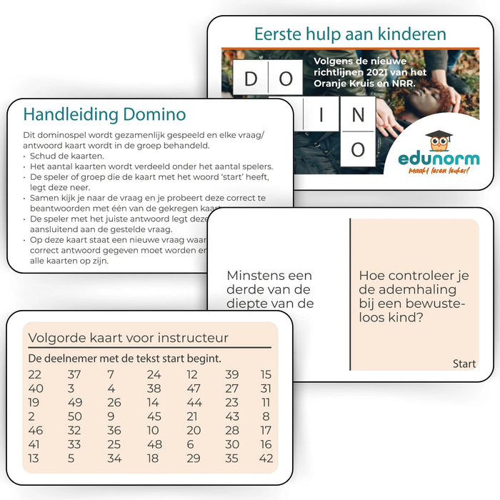 Dominospel Eerste Hulp aan Kinderen