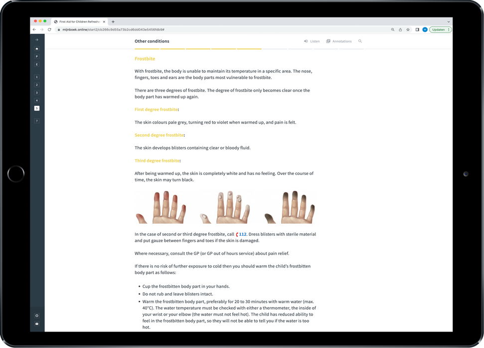 Eerste Hulp aan Kinderen Herhaling Engels E-learning Other Conditions