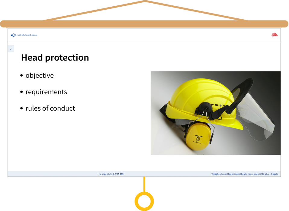 (VOL-VCA) Engels Presentatie Head Protection
