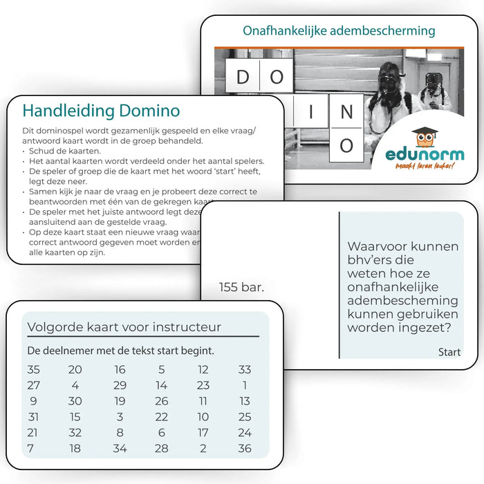 Dominospel Onafhankelijke Adembescherming