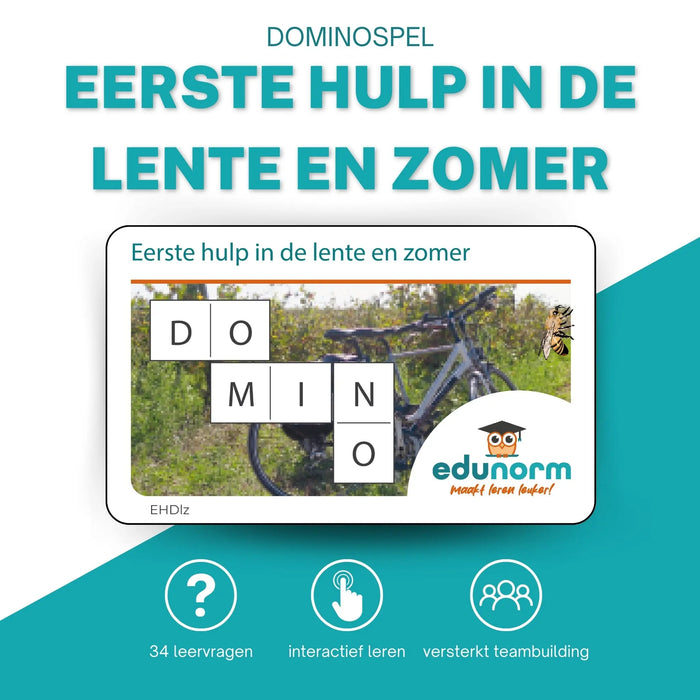 Dominospel Eerste Hulp in de Lente en Zomer