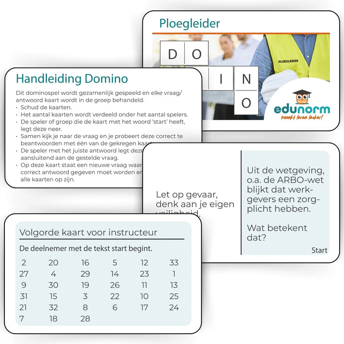 Dominospel Ploegleider