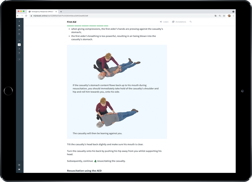 Bedrijfshulpverlener (BHV) Herhaling Engels E-learning