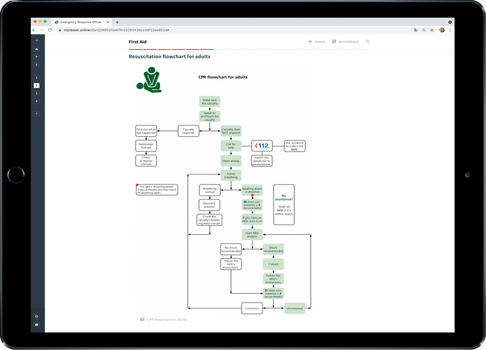 Bedrijfshulpverlener (BHV) Herhaling Engels E-learning