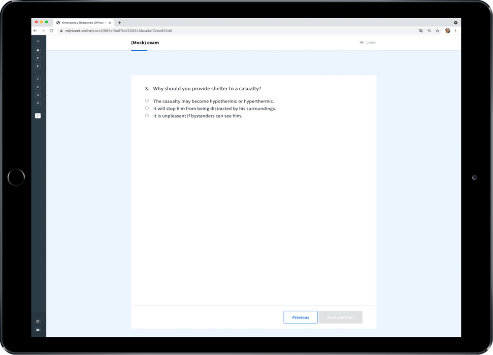 Bedrijfshulpverlener (BHV) Herhaling Engels E-learning