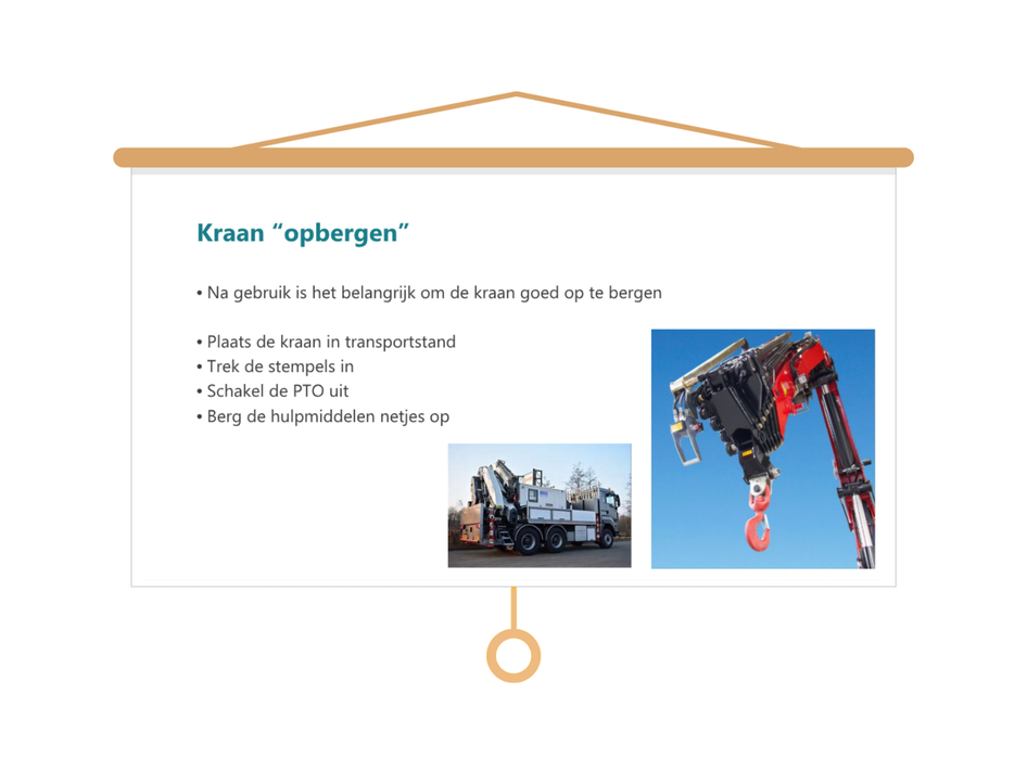 Autolaadkranen Les presentatie
