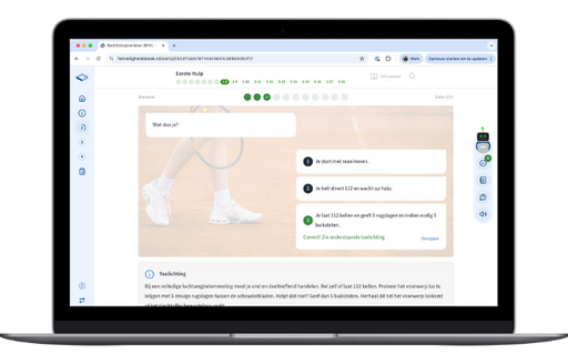 BHV e-learning scenario