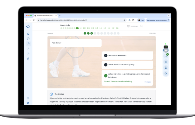 BHV e-learning scenario
