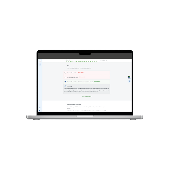 Bedrijfshulpverlener Duits (BHV) E-learning