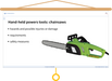 Basisveiligheid (B-VCA) Engels Presentatie Chainsaws