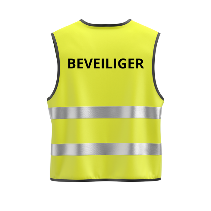 Veiligheidshesje Beveiliger - Geel