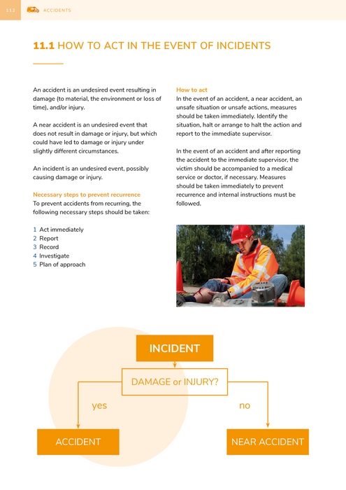 Cursusboek B-VCA Engels Accidents