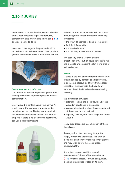 Cursusboek BHV Engels First Aid 