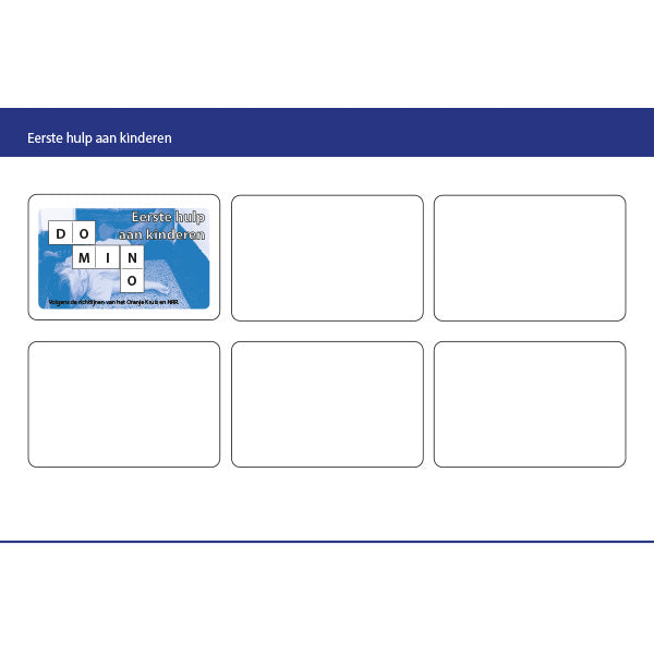Digitaal Dominospel Eerste hulp aan kinderen 2021