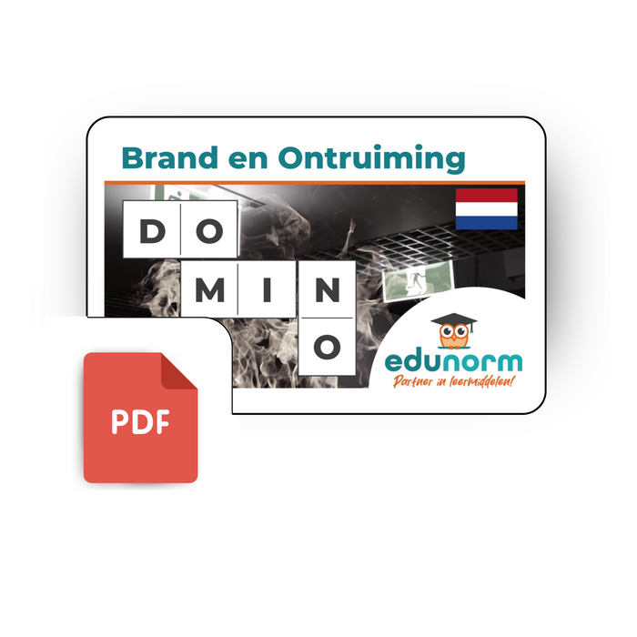Digitale Dominospel Brand en ontruiming