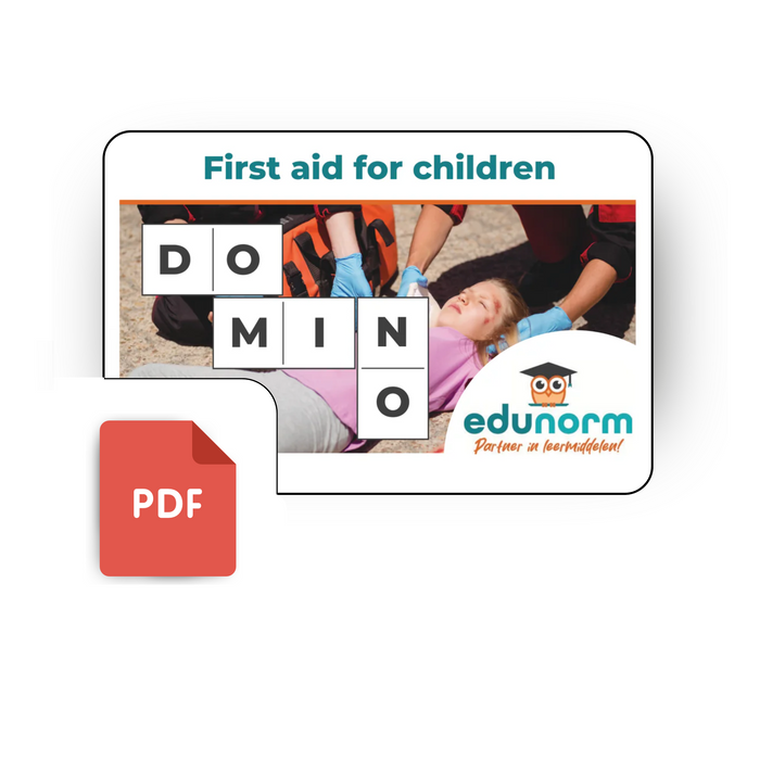 Digitale Dominospel First aid for children Engels (PDF)