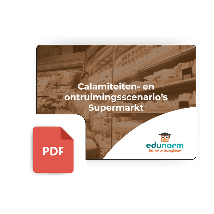 Digitale Scenario-set Supermarkt
