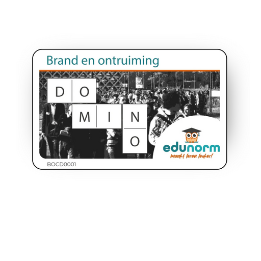 Dominospel Brand en ontruiming