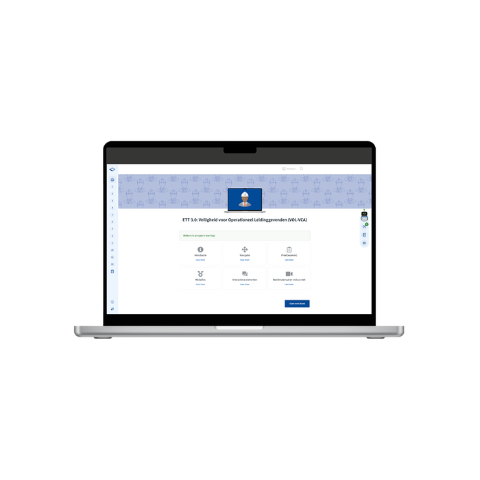 Veiligheid voor Operationeel Leidinggevenden  (VOL-VCA) - E-learning ETT 3.0