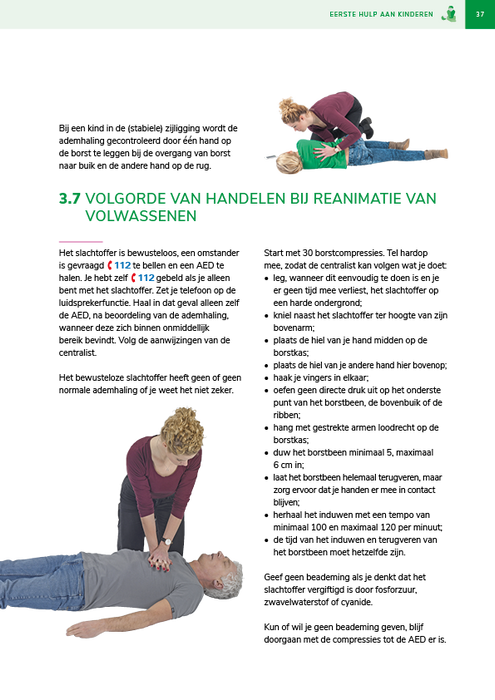 Eerste Hulp aan Kinderen Cursusboek Reanimatie