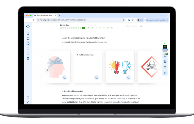 Eerste hulp e-learning flashcards