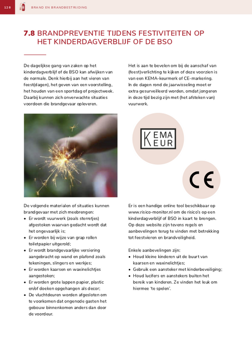 Kinder-BHV Cursusboek Brand en Brandbestrijding