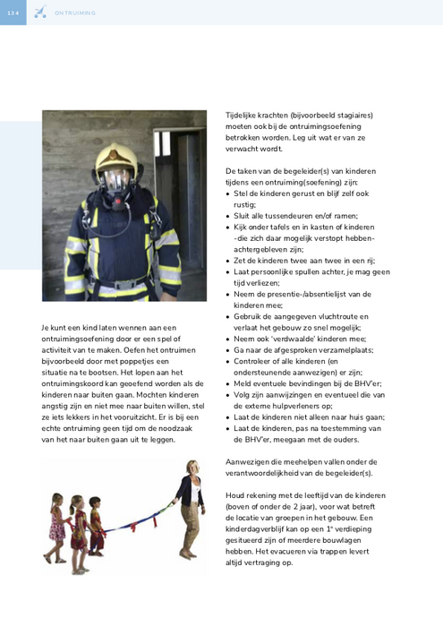 Kinder-BHV Cursusboek Ontruiming