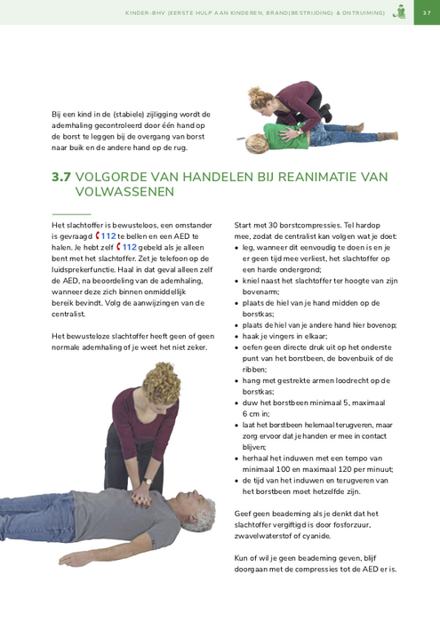 Kinder-BHV Cursusboek Reanimatie