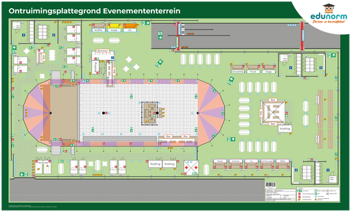 Ontruimingsplattegrond Festival 7010