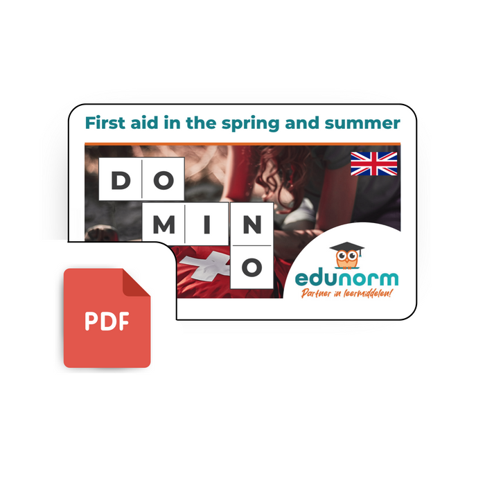Digitaal Dominospel First Aid in the Spring and Summer (Engels)