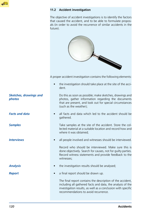 VCA-Combi Engels Cursusboek Accidents