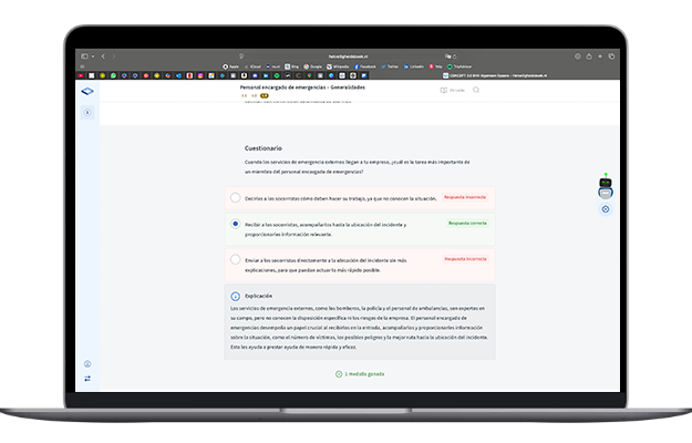 Bedrijfshulpverlener Spaans (BHV) E-learning