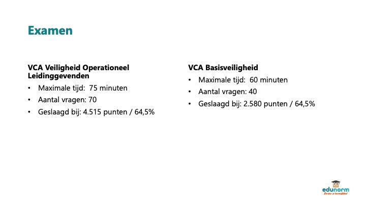 VCA presentatie dia 7