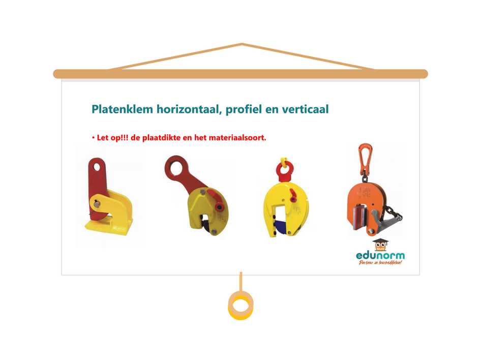 Veilig hijsen en aanslaan van lasten Les presentatie