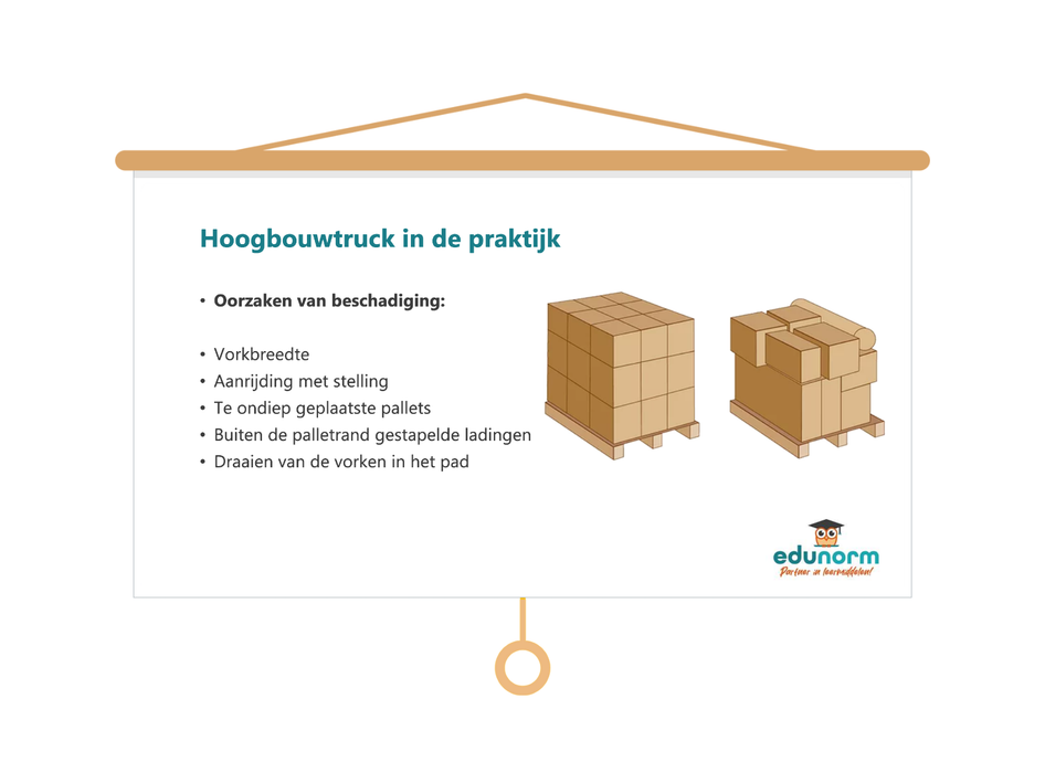 Veilig werken met de Hoogbouwtruck Les presentatie