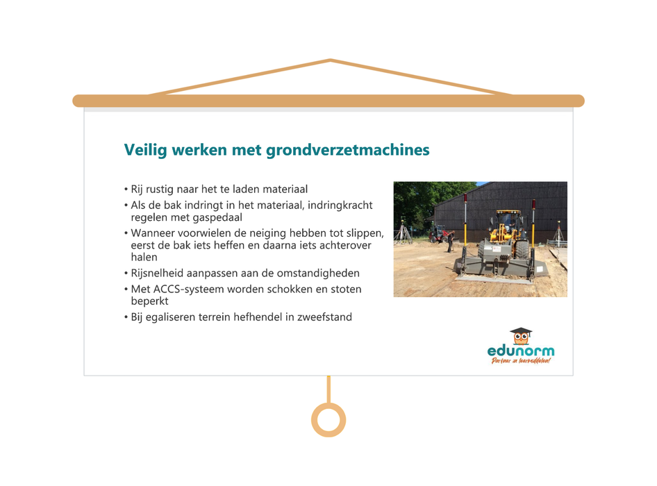 Veilig werken met de Shovel Les presentatie
