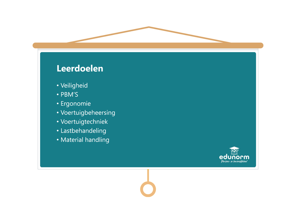 Veilig werken met de Verreiker Les presentatie