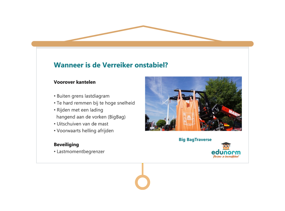 Veilig werken met de Verreiker Les presentatie