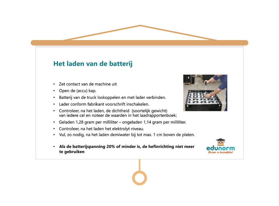 Veilig werken met de  Stapelaar en EPT Les presentatie