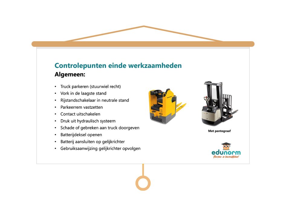 Veilig werken met de  Stapelaar en EPT Les presentatie
