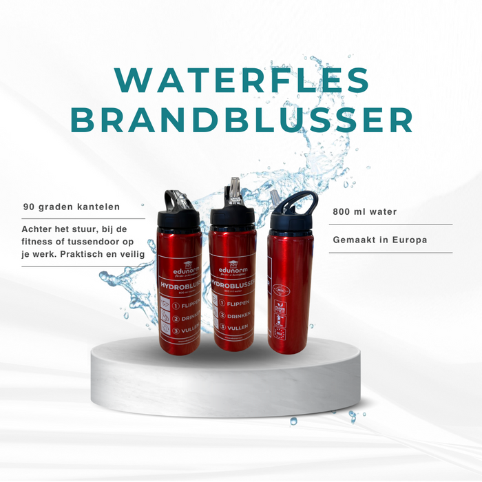 Waterfles / drinkfles brandblusser