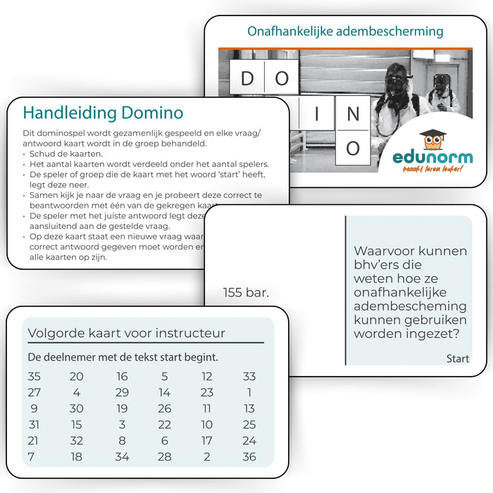 Dominospel Onafhankelijke adembescherming