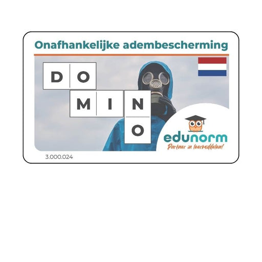 Voorkant van het digitaal dominospel Onafhankelijke Adembescherming