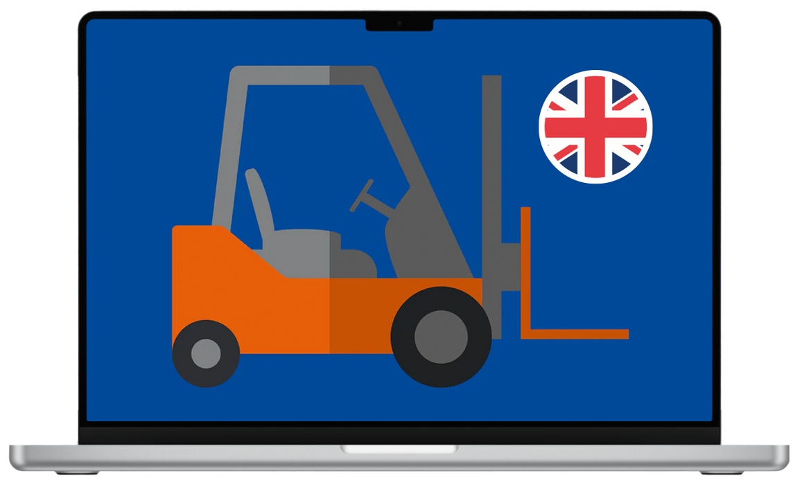 Veilig werken met de heftruck Engels E-learning