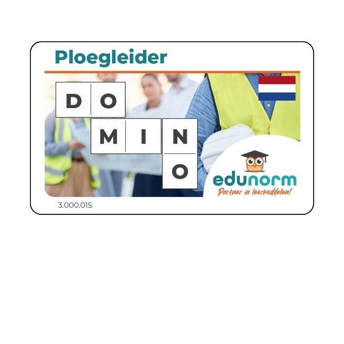 Voorkant van het digitaal dominospel Ploegleider
