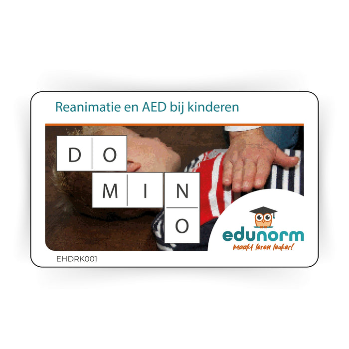 Dominospel Reanimatie en AED bij kinderen