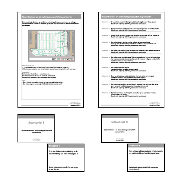 Scenario-set Supermarkt