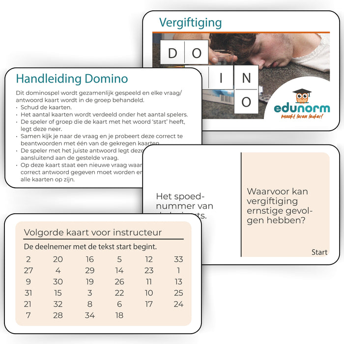 Dominospel Vergiftiging